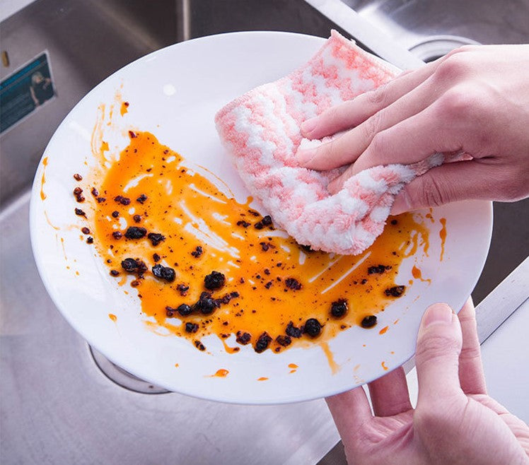 Kit de Panos Mágicos de Microfibra Reutilizável  MaxLimpy