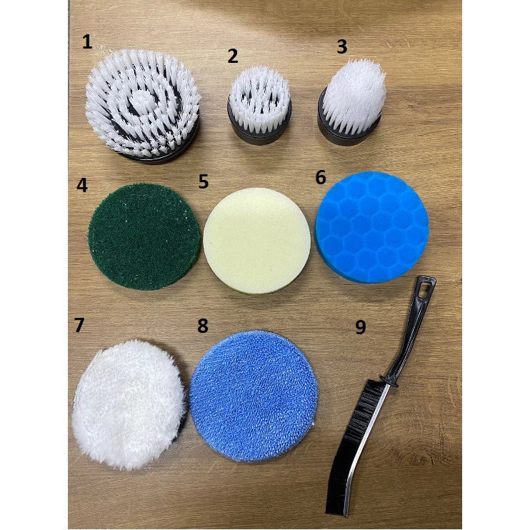 Esfregão Elétrico Sem fio Escova De Limpeza Pesada